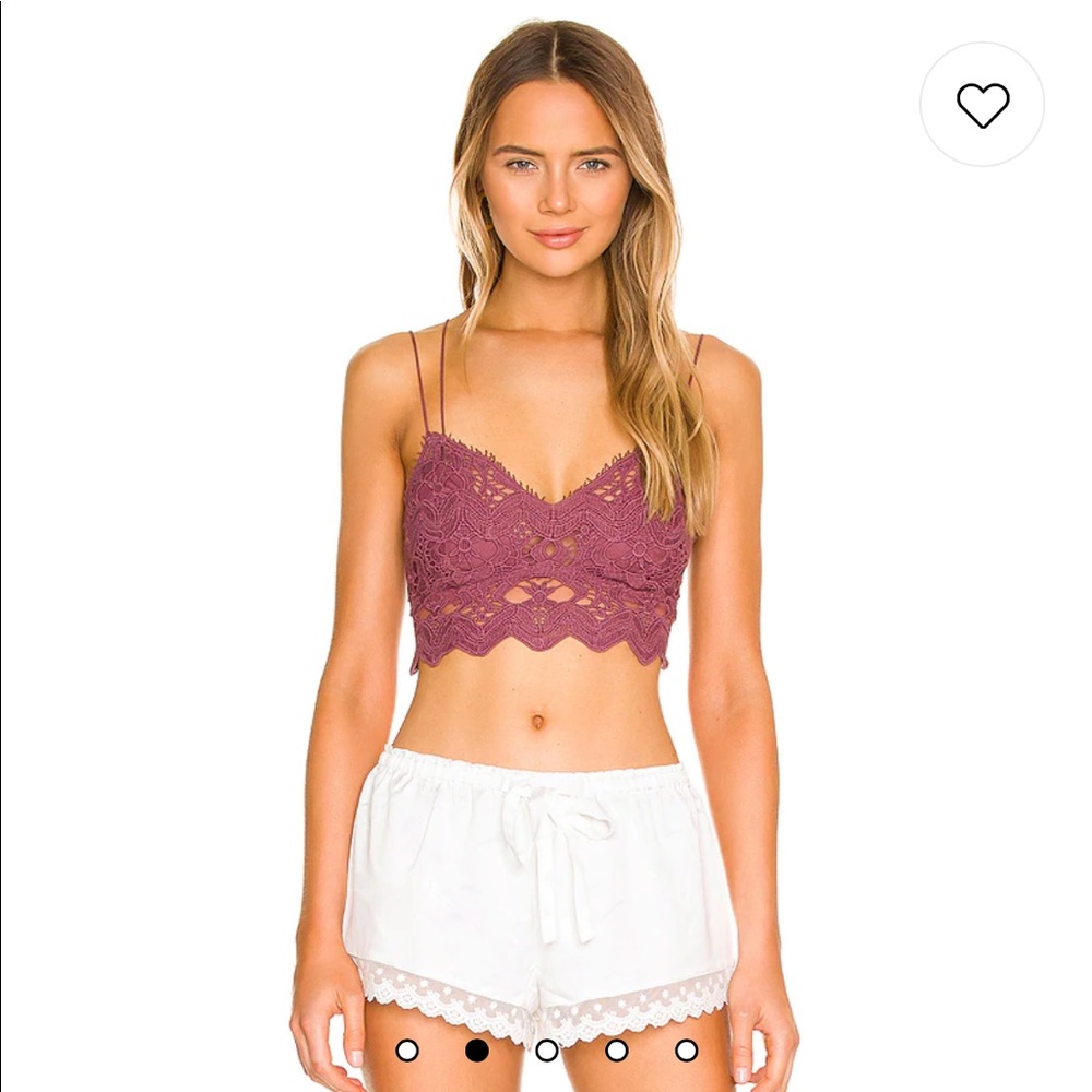 NWT Free People Ilektra Bralette in Smokey Wings